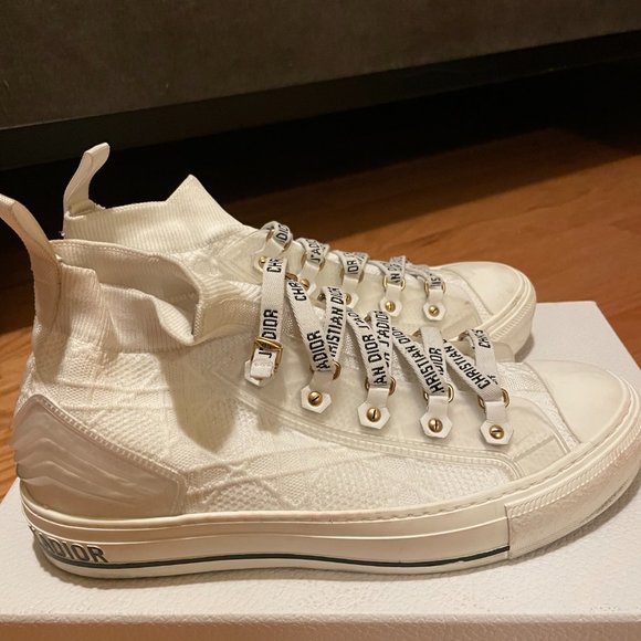 WALK'N'DIOR SNEAKER White Cannage Technical Mesh - Picture 5 of 8